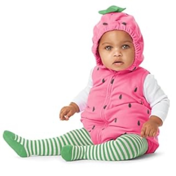Carter's Strawberry  Costume NWT 24M - Picture 1 of 4